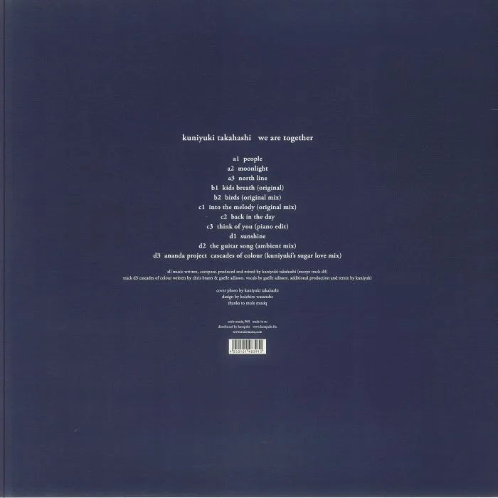 Обратная сторона обложки — Kuniyuki TAKAHASHI — We Are Together