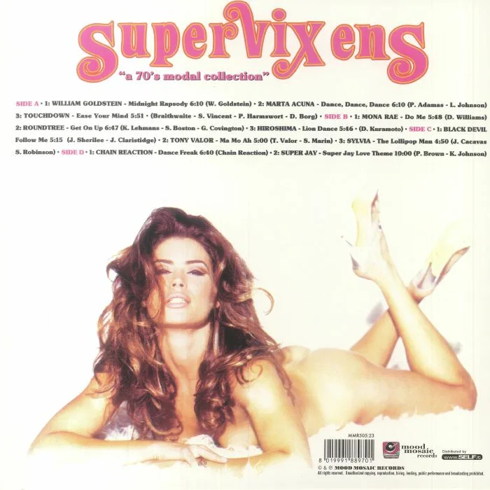 Back cover — VARIOUS — The Mood Mosaic Vol 5: Supervixens A 70's Modal Collection