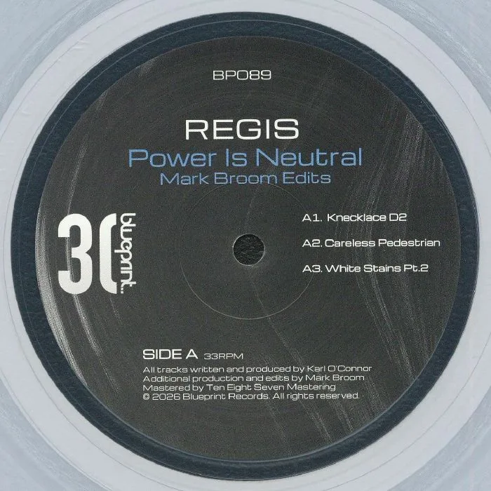 Лицевая сторона обложки — REGIS — Power Is Neutral (Mark Broom edits)