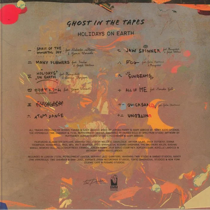 Обратная сторона обложки — GHOST IN THE TAPES — Holidays On Earth
