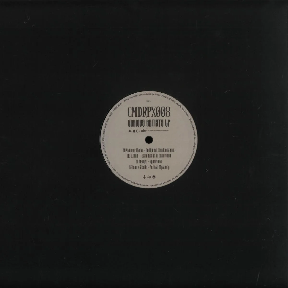 Back cover — Various — CMDRPX08 LP 2x12"
