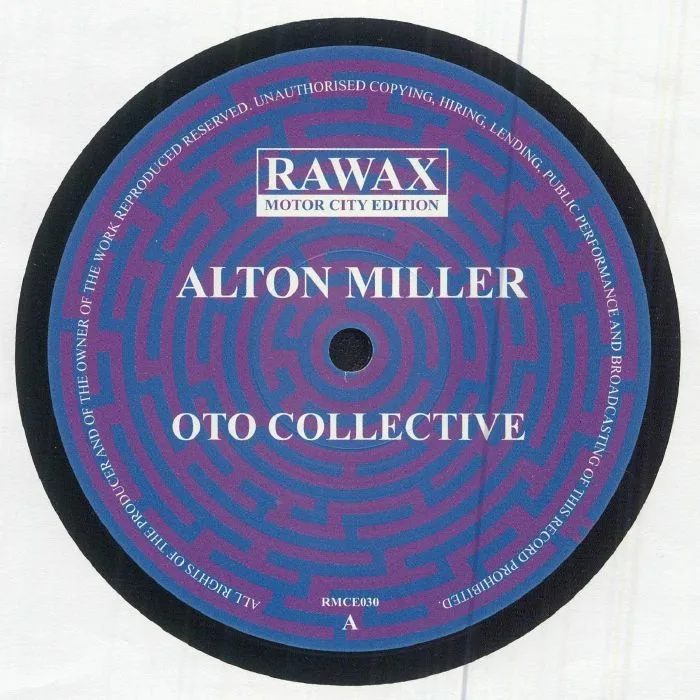 Front cover — Alton MILLER — Oto Collective