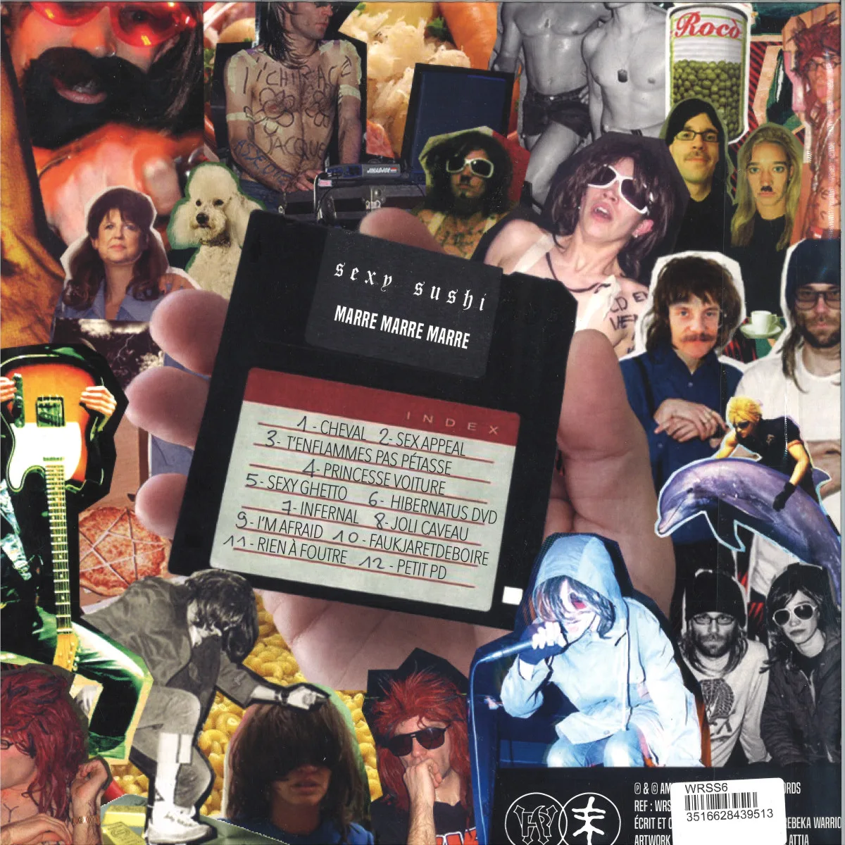 Back cover — Sexy Sushi — Marre, marre, marre LP
