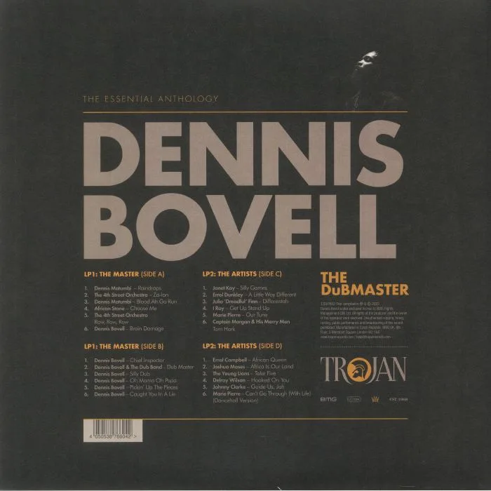 Обратная сторона обложки — Dennis BOVELL — The Dubmaster: The Essential Anthology