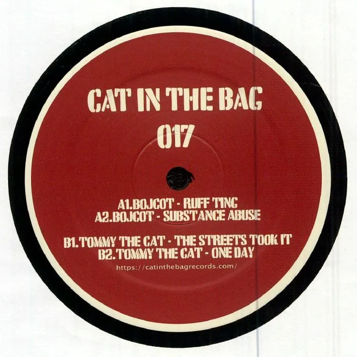 Back cover — BOJCOT / TOMMY THE CAT — Substance Abuse EP
