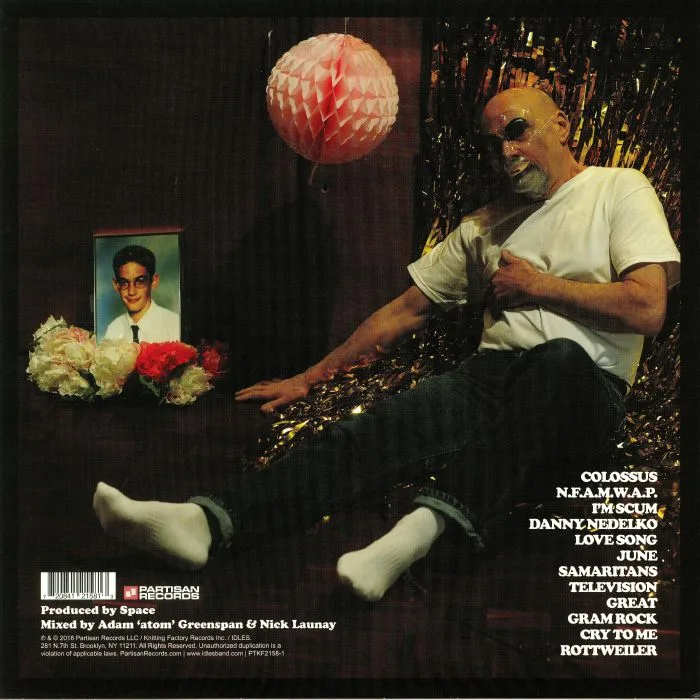Back cover — IDLES — Joy As An Act Of Resistance