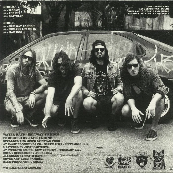 Обратная сторона обложки — WATER RATS — Hellway To High