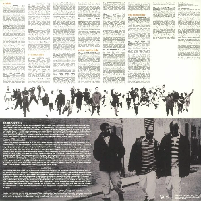 Обратная сторона обложки — DE LA SOUL — Stakes Is High (reissue)