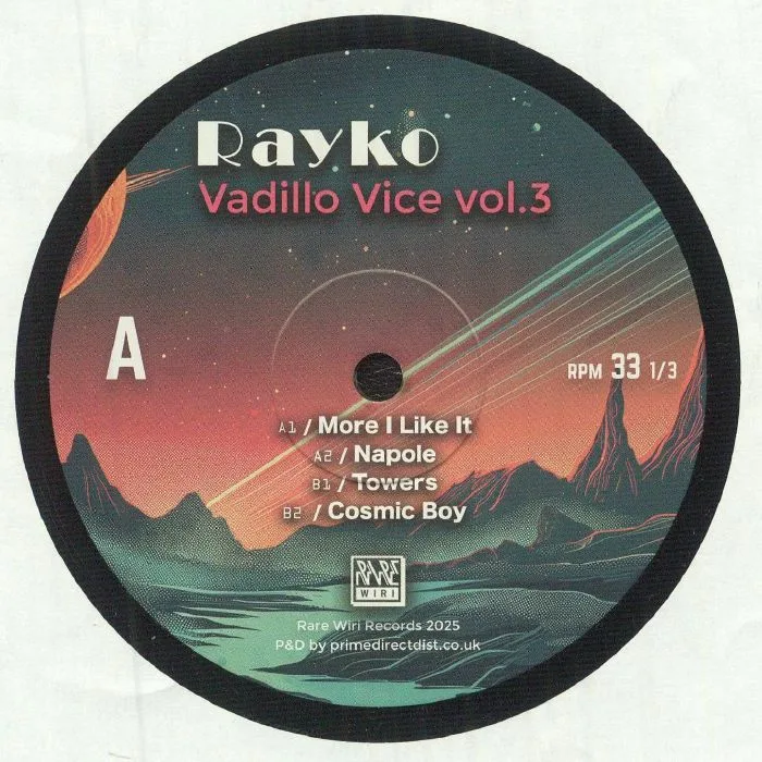 Лицевая сторона обложки — RAYKO — Vadillo Vice Vol 3