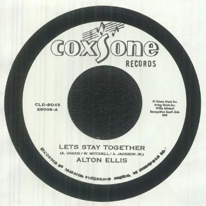 Лицевая сторона обложки — Alton ELLIS — Let's Stay Together
