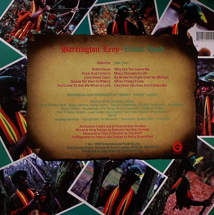Back cover — Barrington LEVY — Robin Hood (reissue with bonus tracks)