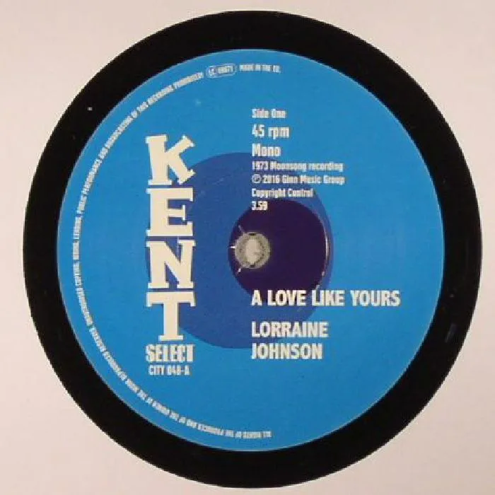 Лицевая сторона обложки — Lorraine JOHNSON / DEEP VELVET — A Love Like Yours