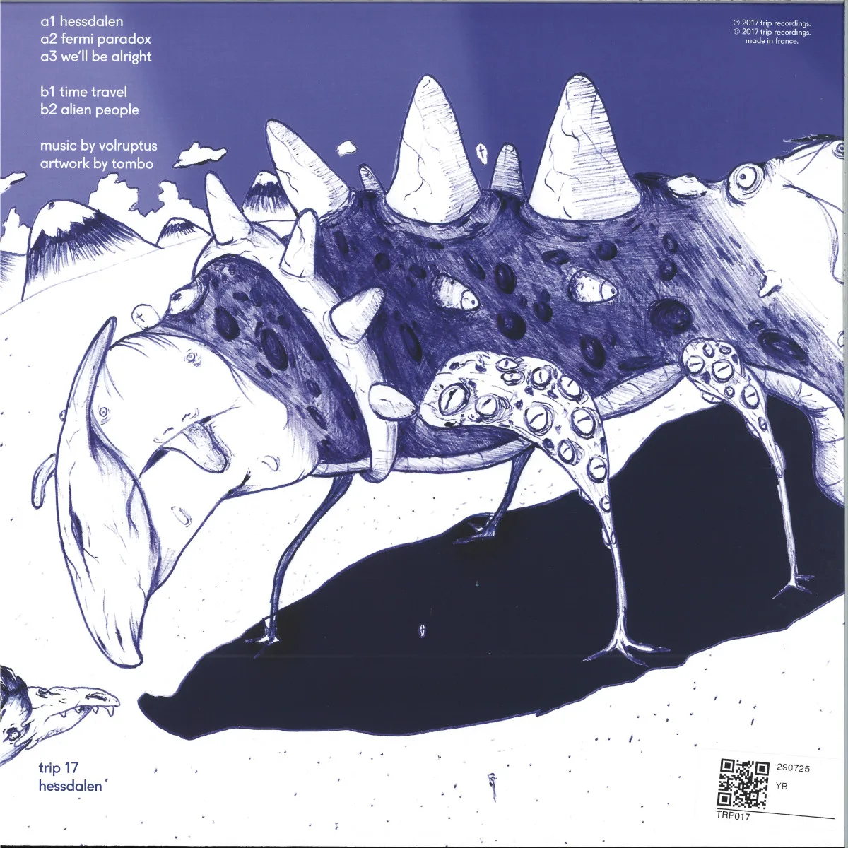 Back cover — Volruptus — Hessdalen EP