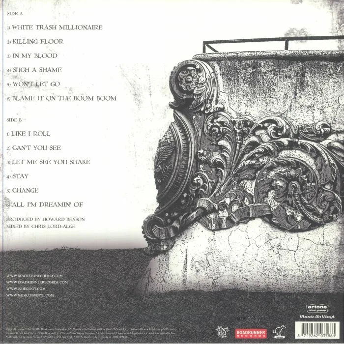 Обратная сторона обложки — BLACK STONE CHERRY — Between The Devil & The Deep Blue Sea (reissue)