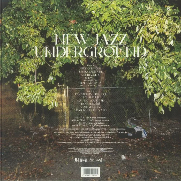 Обратная сторона обложки — NEW JAZZ UNDERGROUND — Hoodies