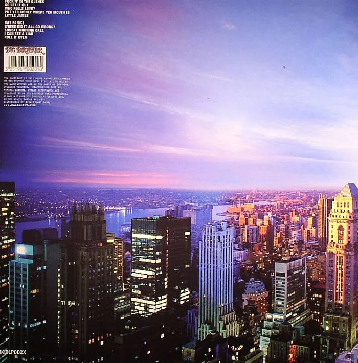 Back cover — OASIS — Standing On The Shoulder Of Giants