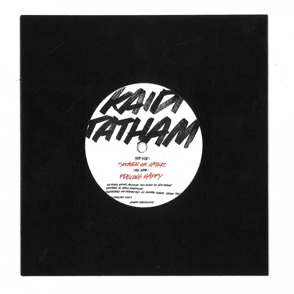 Back cover — Kaidi Tatham — 7 Inch Nails
