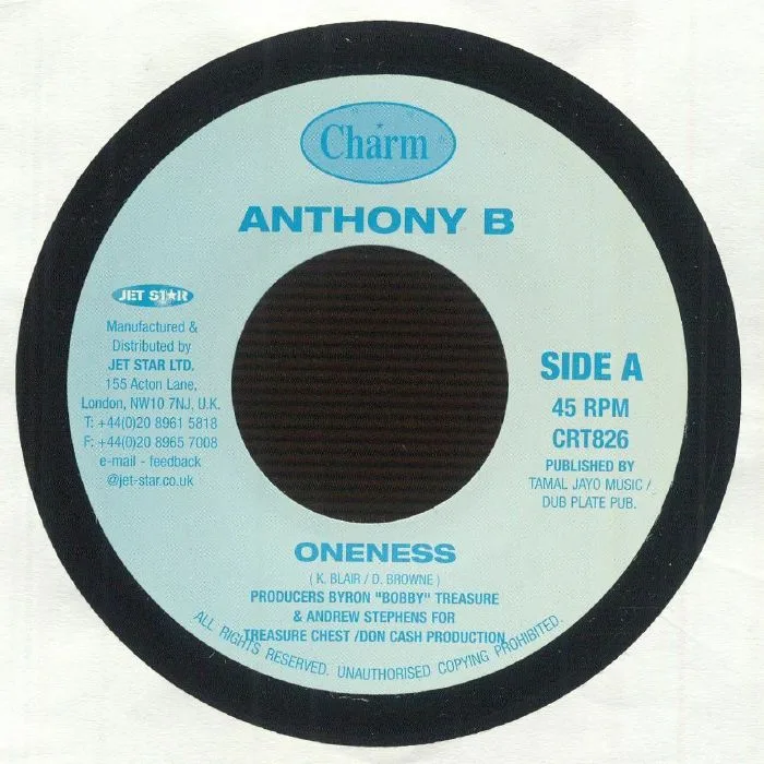 ANTHONY B / DALTON BROWNE — Oneness