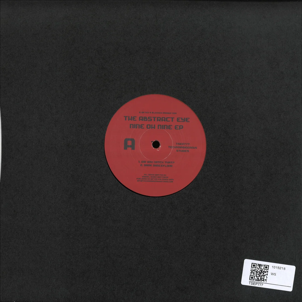 Back cover — The Abstract Eye — Nine Oh Nine EP