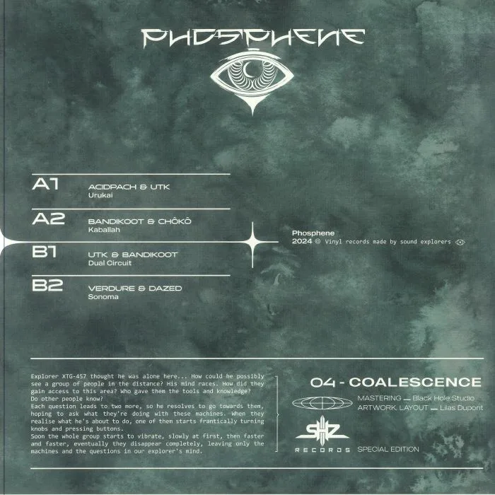 Обратная сторона обложки — ACIDPACH / UTK / BANDIKOOT / CHOKO / VERDURE / DAZED — Coalescence (B-STOCK)