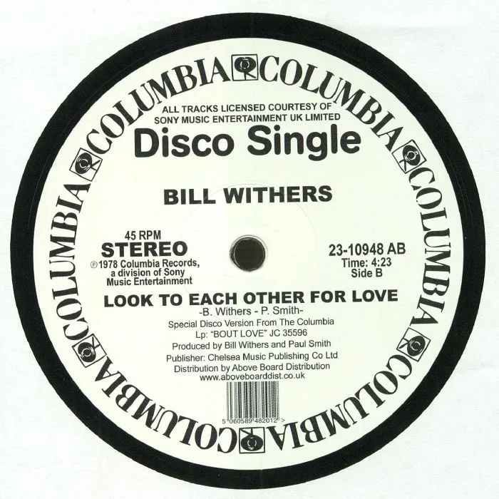 Обратная сторона обложки — Bill WITHERS — You Got The Stuff (reissue)