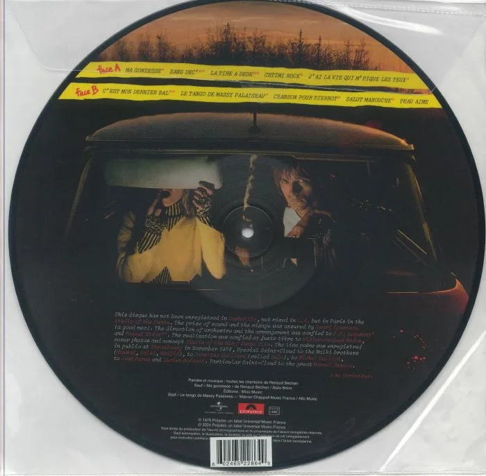 Back cover — RENAUD — Ma Gonzesse (reissue)