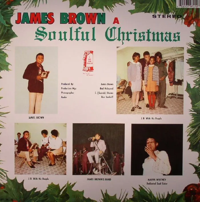 Обратная сторона обложки — James BROWN — A Soulful Christmas