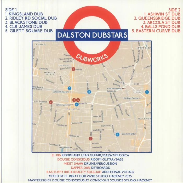 Обратная сторона обложки — DALSTON DUBSTARS — Dubworks