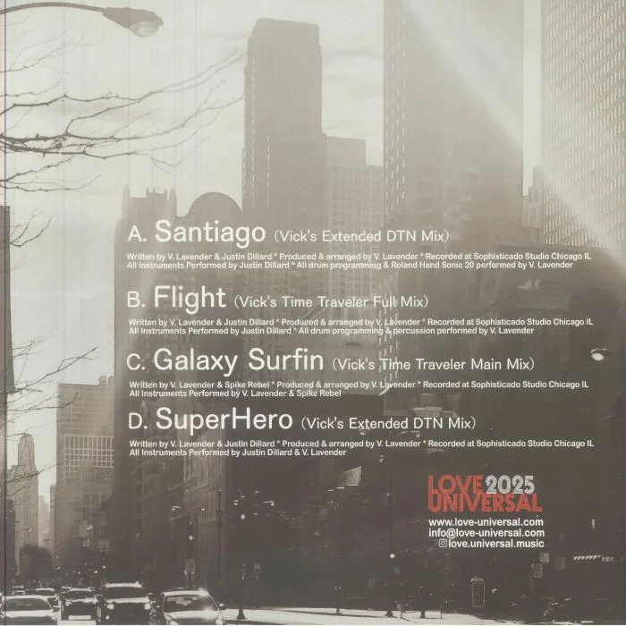 Back cover — Vick LAVENDER — Superhero