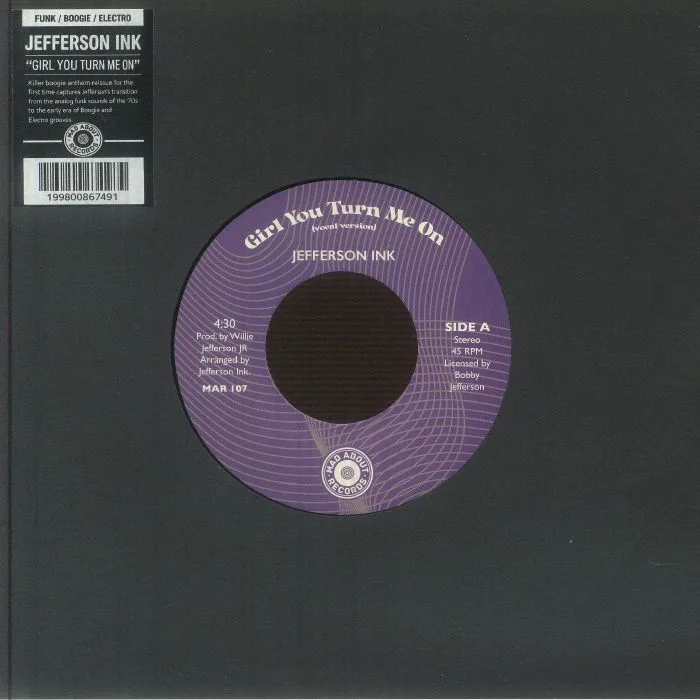 Front cover — JEFFERSON INK — Girl You Turn Me On (reissue)