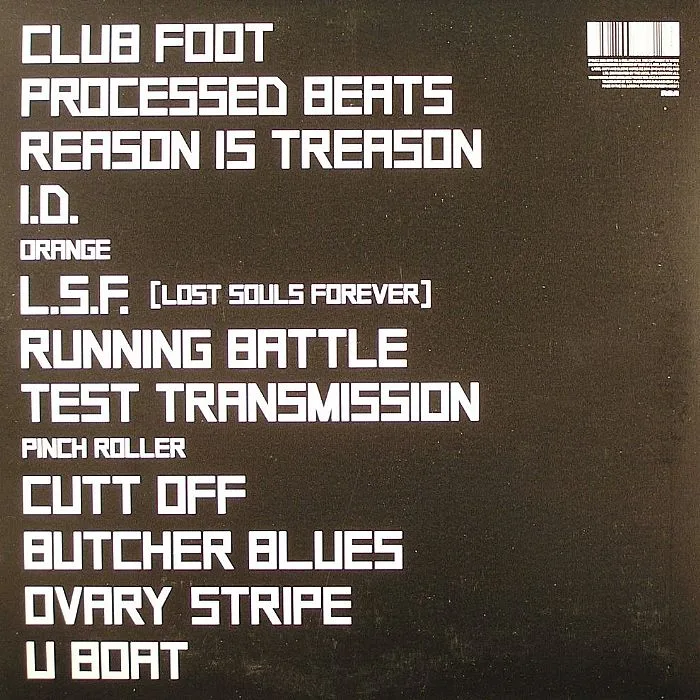 Back cover — KASABIAN — Kasabian