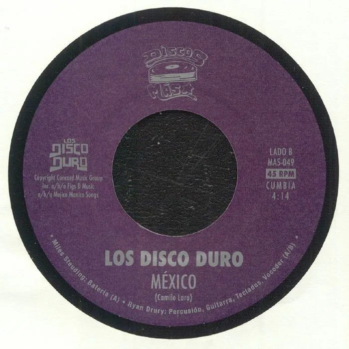 Back cover — LOS DISCO DURO — Cumbia De Sal