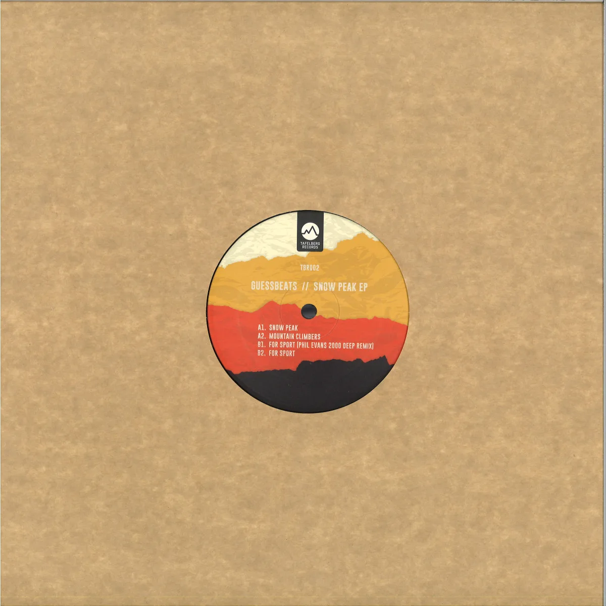 Back cover — Guessbeats — Snow Peak EP