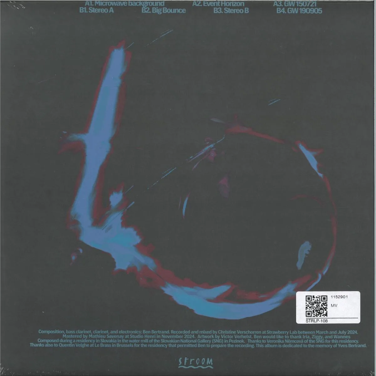Back cover — BEN BERTRAND — RELIC RADIATION