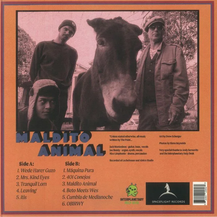 Обратная сторона обложки — The POINT — Maldito Animal (Deluxe Edition)