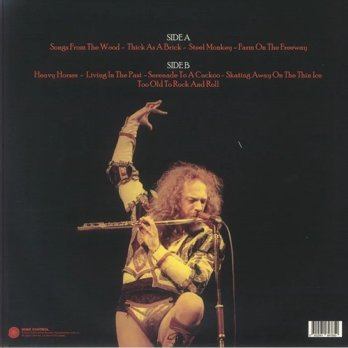 Back cover — JETHRO TULL — King Biscuits Flower Hour Broadcast: Live At The Tower Theatre, Philadelphia 1988