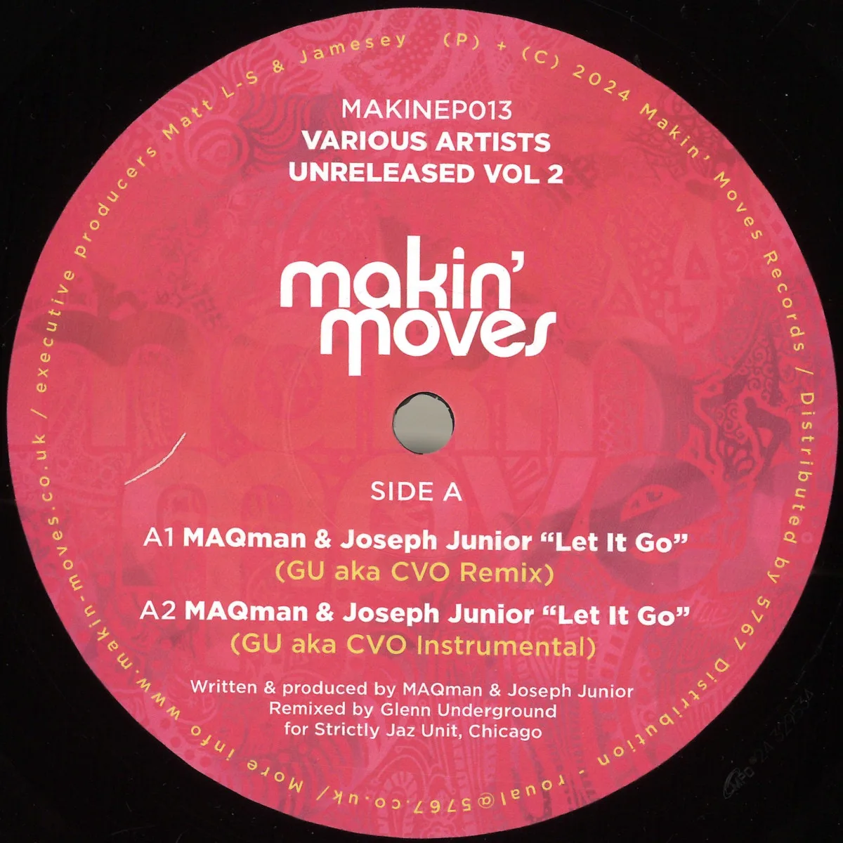 Front cover — MAQman & Joseph Junior / Trinidadian Deep — Let It Go