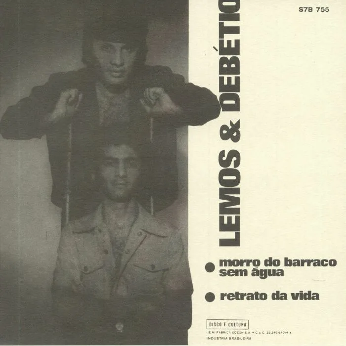 Обратная сторона обложки — Toninho LEMOS / PAULO DEBETIO — Morro Do Barraco Sem Agua (reissue)