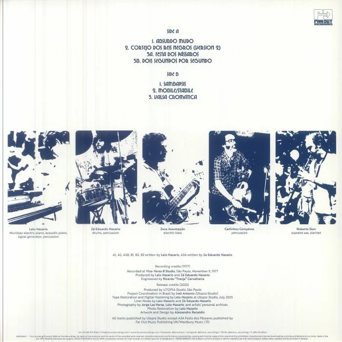 Back cover — GRUPO UM — Nineteen Seventy Seven