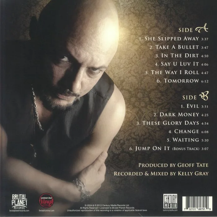 Обратная сторона обложки — Geoff TATE — Kings & Thieves (reissue)
