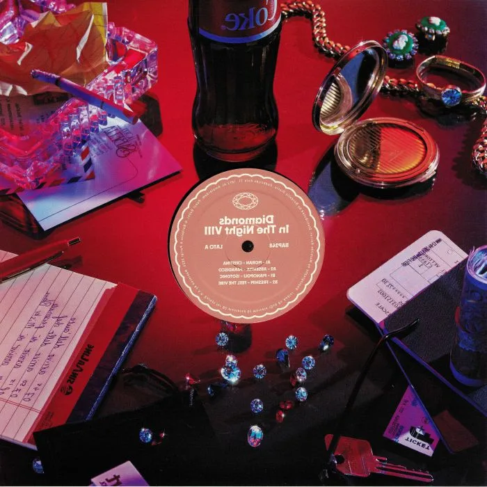Лицевая сторона обложки — MORAN / ABSENTIA / PIANOPOLI / FRESHIM — Diamonds In The Night Vol 8 EP