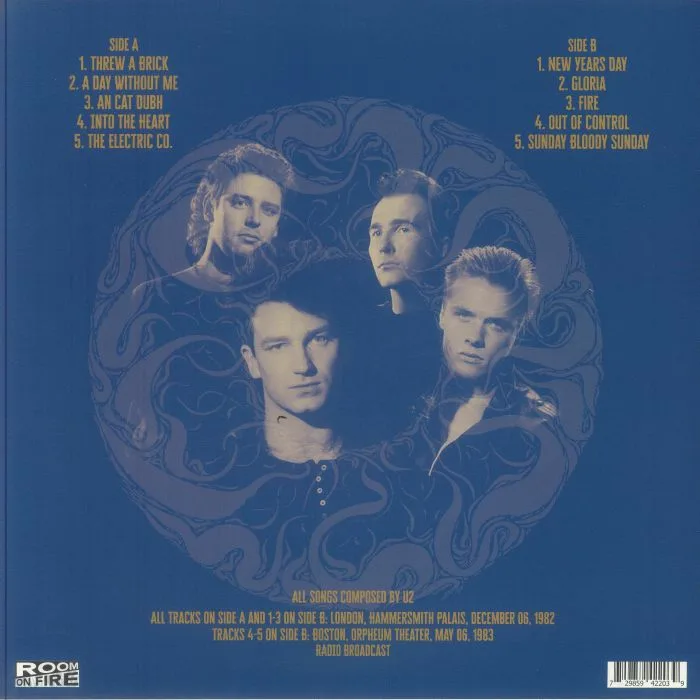 Back cover — U2 — More Than Love: Unreleased Live Collection 1980 Radio Broadcast Vol 1