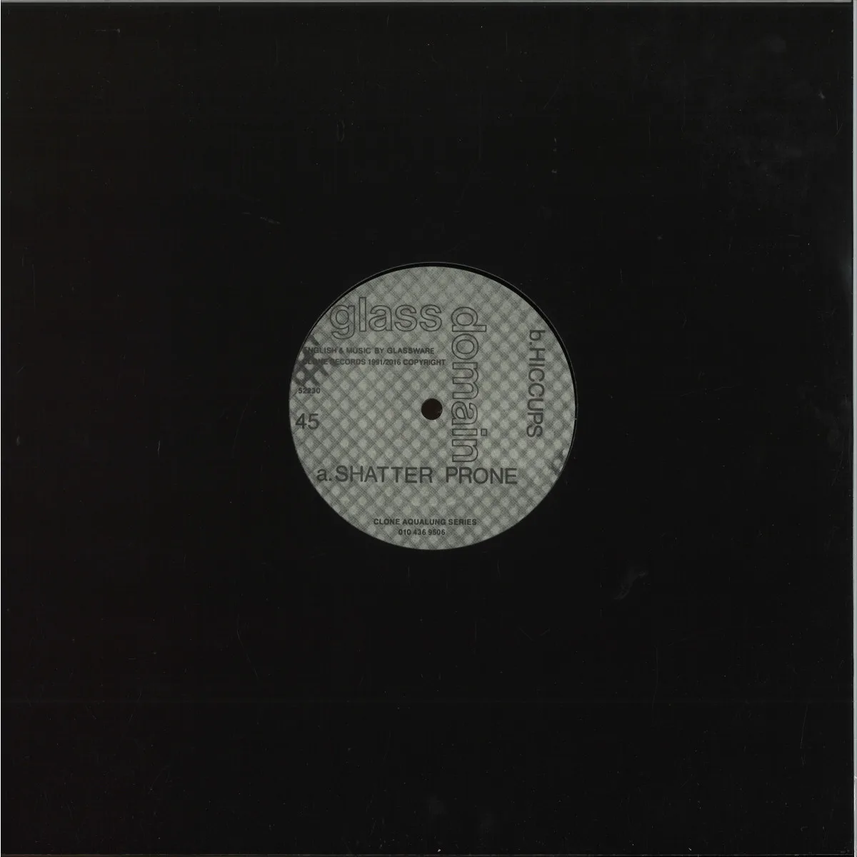 Back cover — Glass Domain — Glass Domain