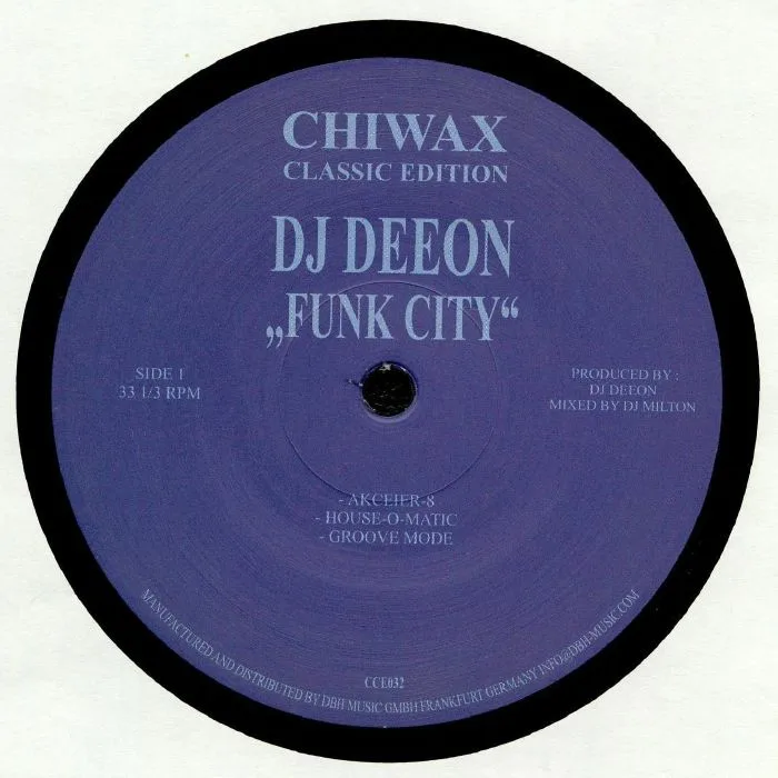Лицевая сторона обложки — DJ DEEON — Funk City