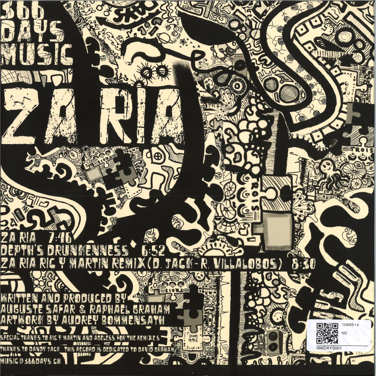 Back cover — Auguste Safar&Raphael Graham — Za Ria