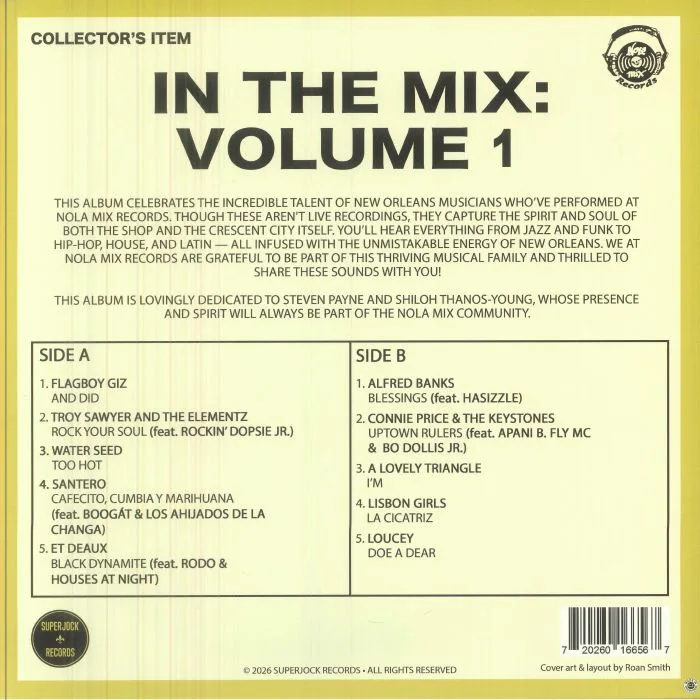 Обратная сторона обложки — VARIOUS — In The Mix: Volume 1