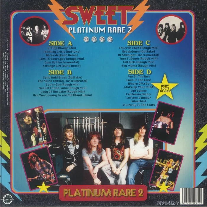 Обратная сторона обложки — SWEET — Platinum Rare 2