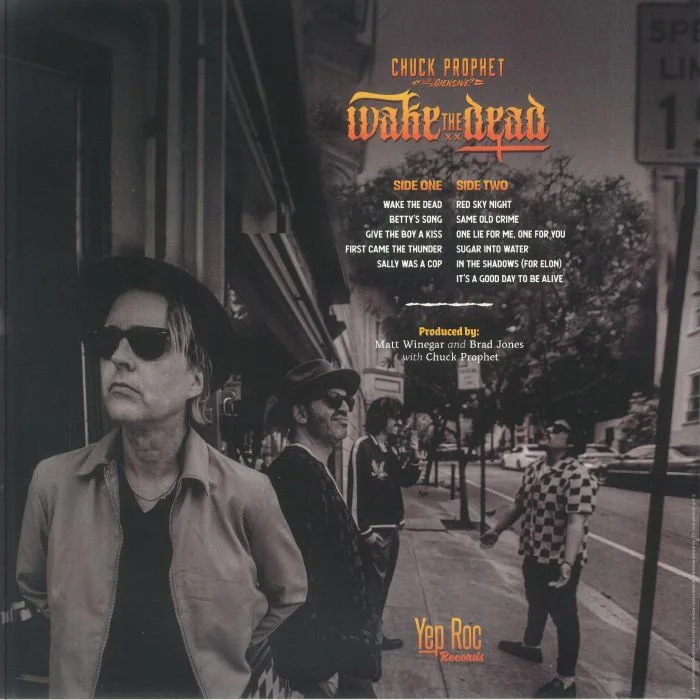 Back cover — Chuck PROPHET with QIENSAVE — Wake The Dead