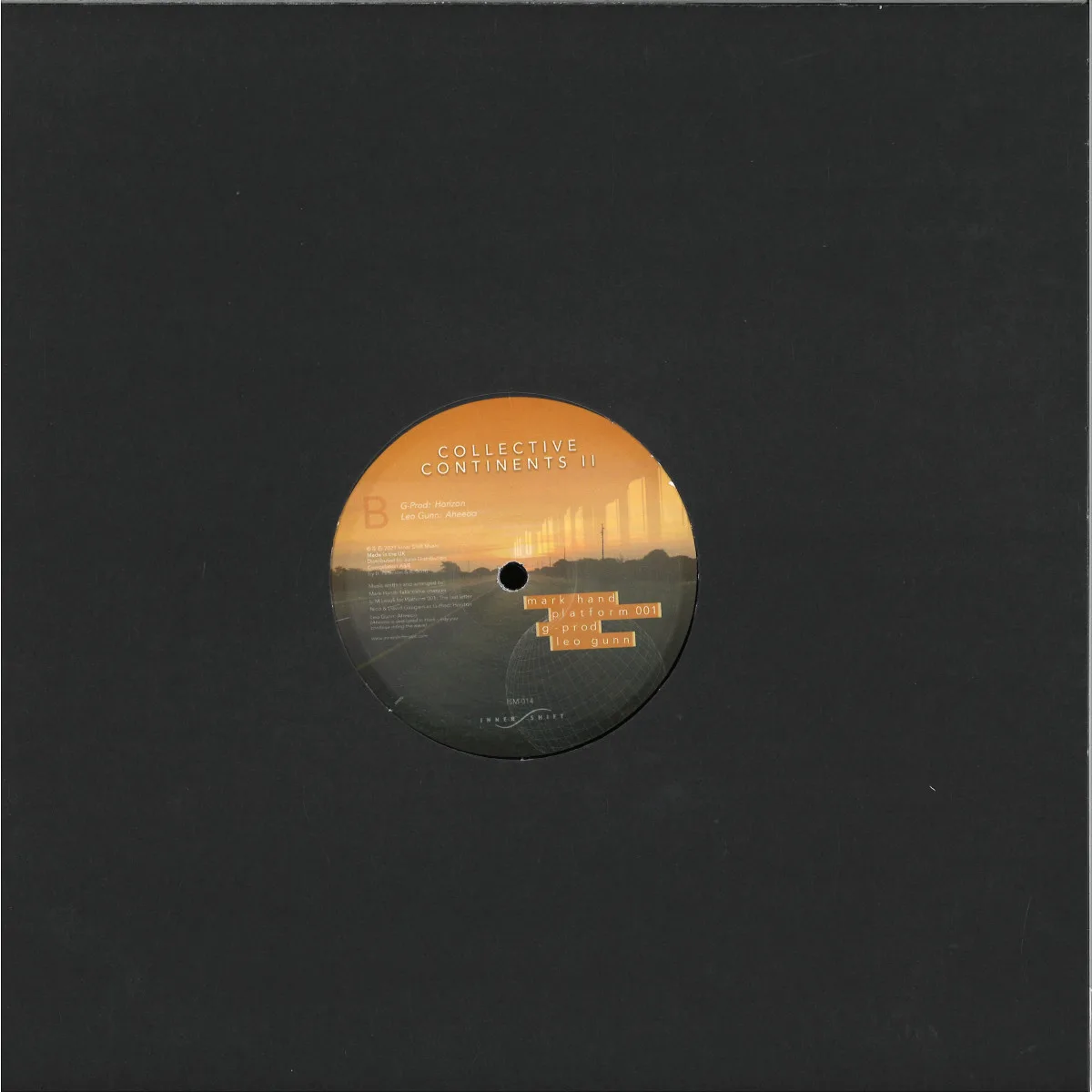 Back cover — Mark Hand/Platform 001/G Prod/Leo Gunn — Collective Continents II