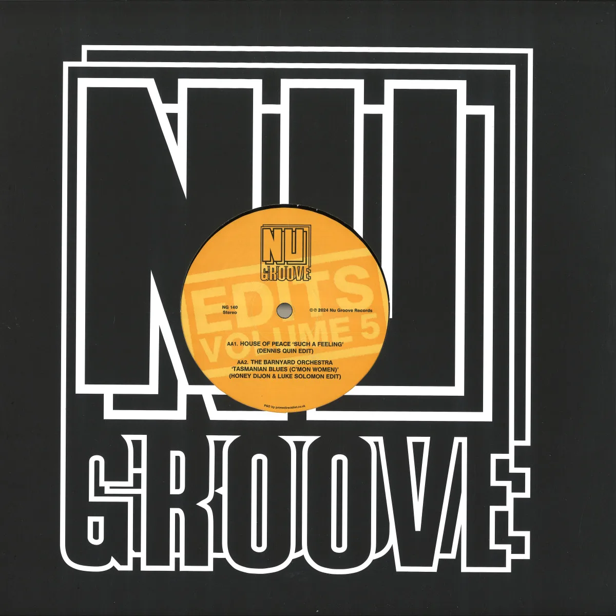 Front cover — Various — Nu Groove Edits, Vol. 5